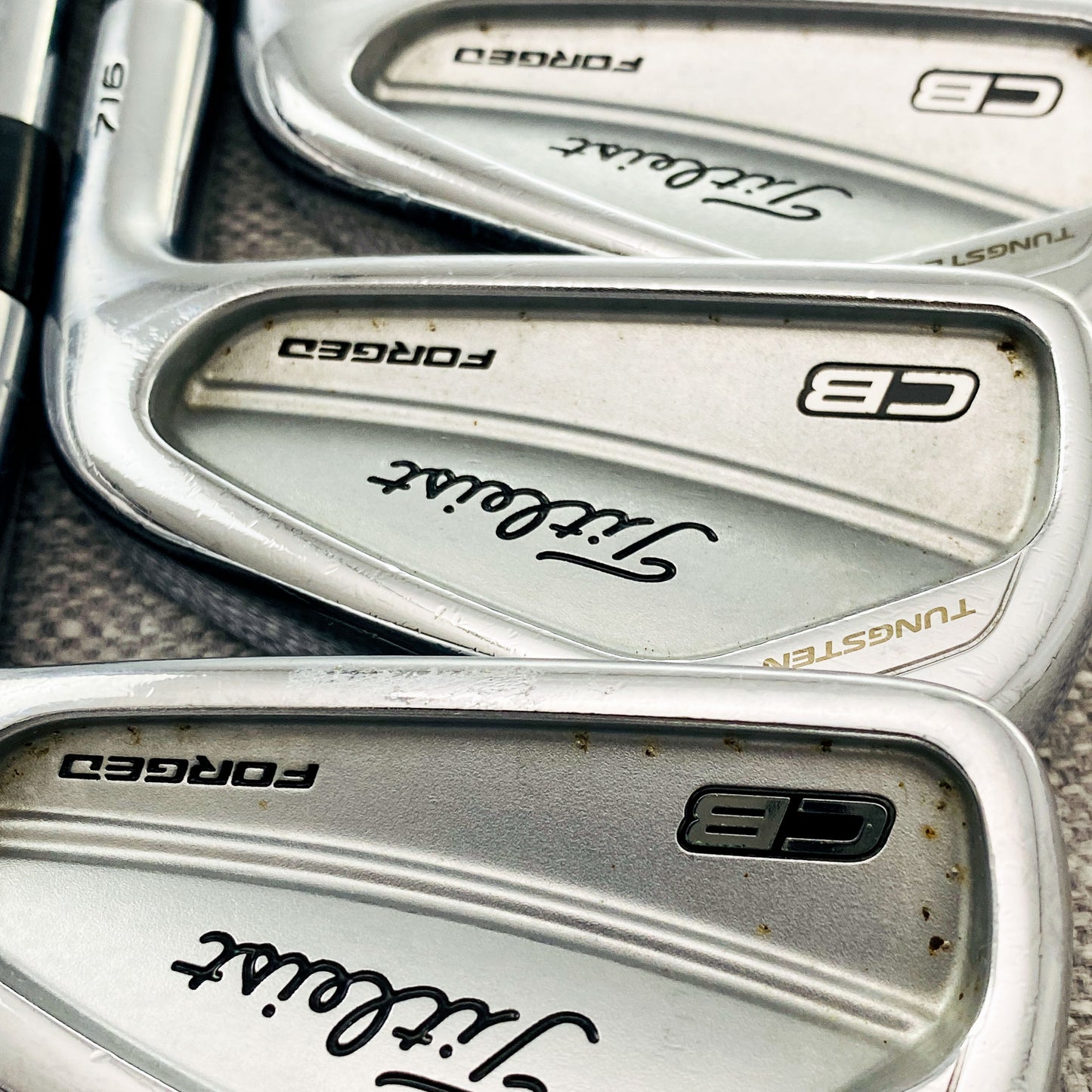 Titleist 716CB Single Iron. Sold Separately. KBS Tour Stiff - Very Good Condition # 13703