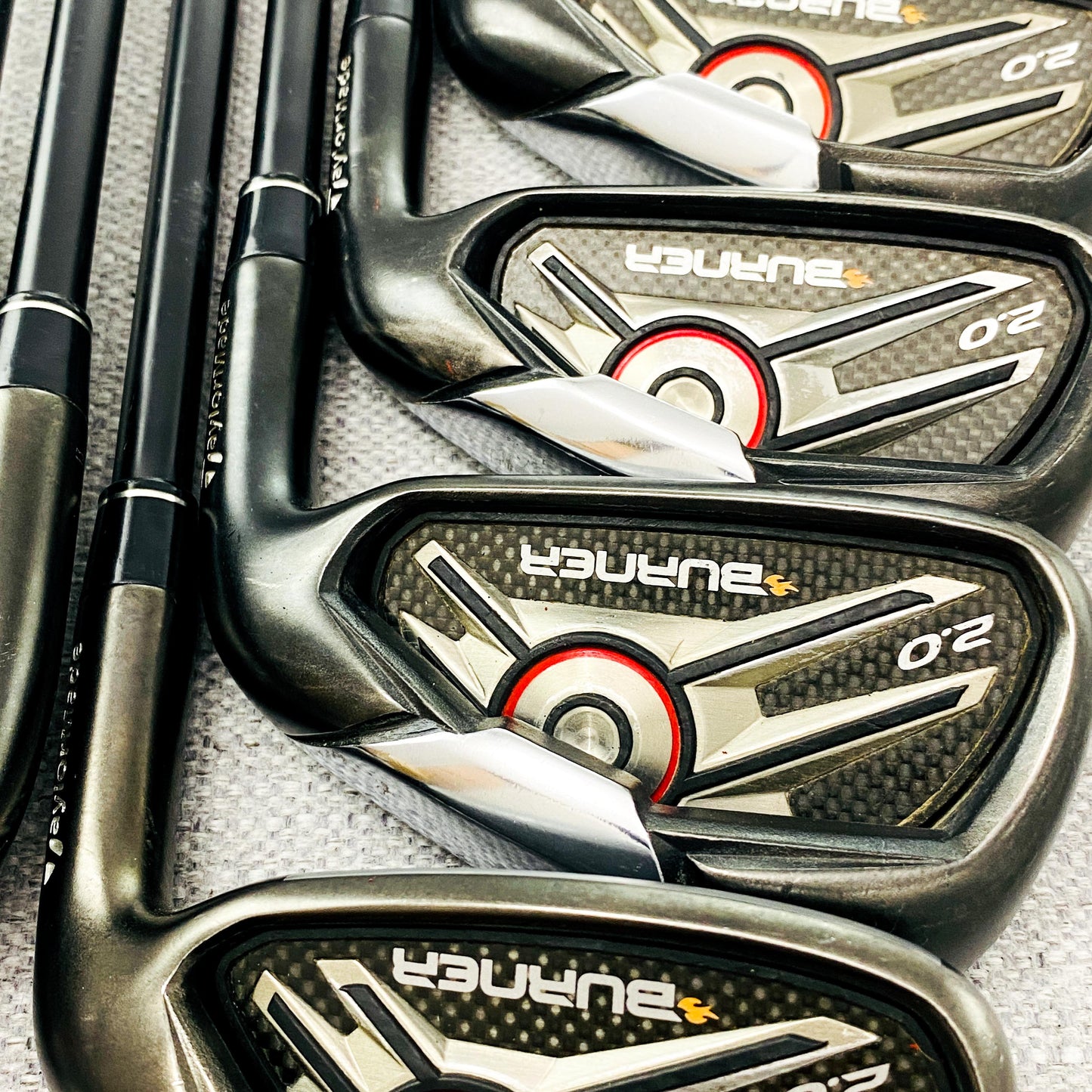 TaylorMade Burner 2.0 Black Single Iron. Sold Separately. M-Flex Graphite # 13576