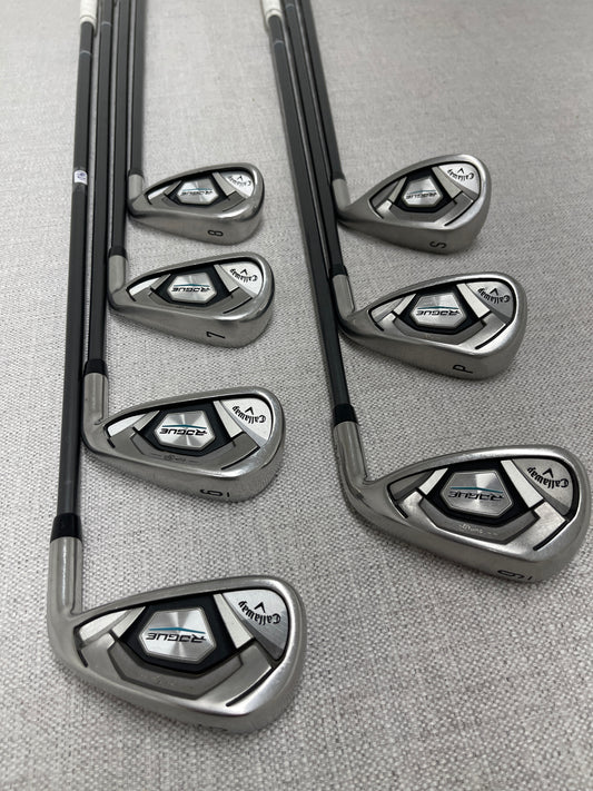 Callaway Rogue CF Single Iron. Sold Separately. Regular Flex Graphite - Very Good Condition # 14131