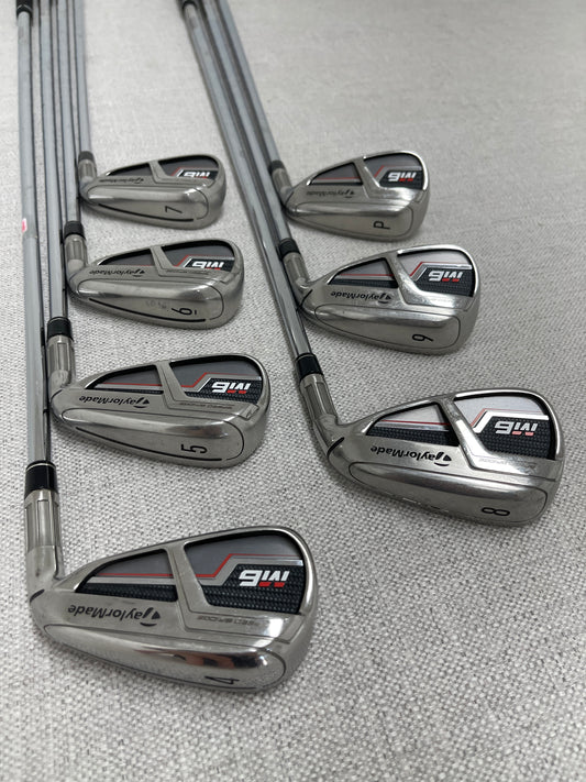 TaylorMade M6 Single Iron. Sold Separately. Stiff Flex Steel - Very Good Condition # 13884