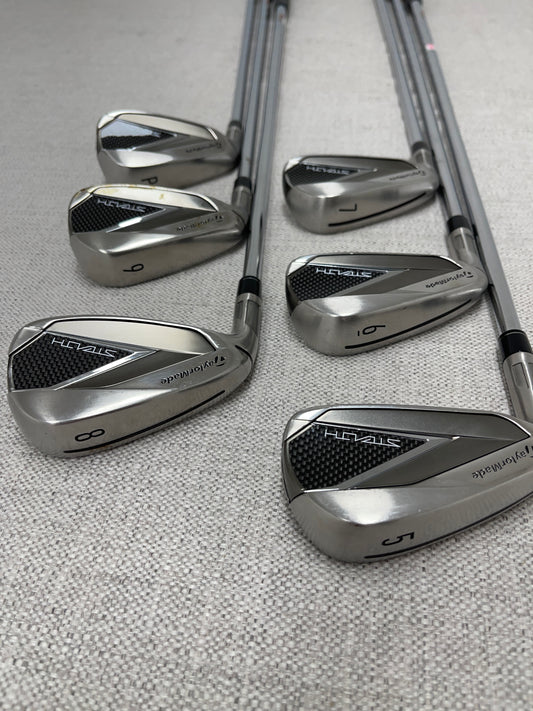 TaylorMade Stealth Left-Hand Single Iron. Sold Separately. Regular Flex Steel - Very Good Condition # 14200