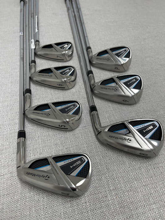 TaylorMade SIM Max Single Iron. Stiff Flex Steel - Very Good Condition # 14129