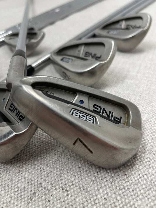 PING S58 Blue-Dot Single Iron. Stiff Flex Steel - Good Condition # 14140