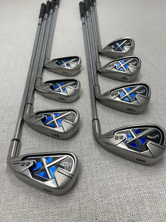 Callaway X-22 Single Iron. Sold Separately. Uniflex Steel - Good Condition # 14279