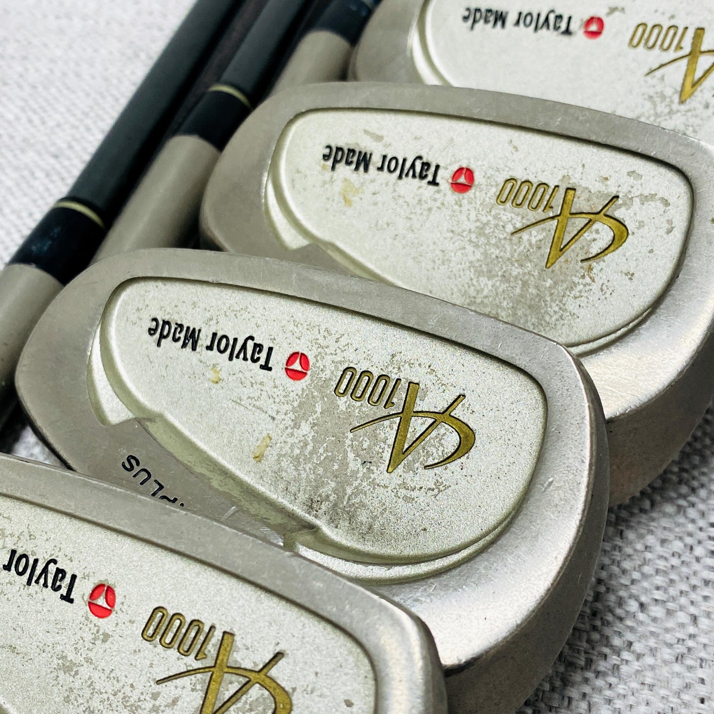 TaylorMade A100 OverPlus Iron Set (4-P+A) Stiff Flex Graphite - Good Condition # T1039