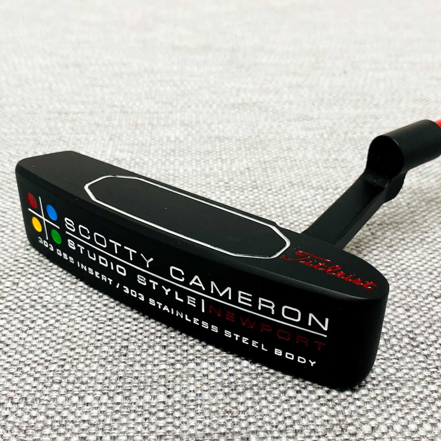 Scotty Cameron 2007 Studio Style Newport Custom Putter. Cerakote Black finish, KBS GPS Graphite shaft - As New