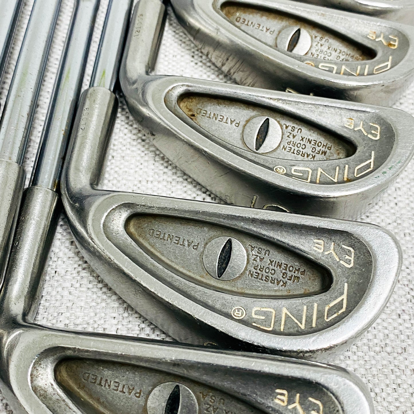 PING Eye Black-Dot Single Iron. Sold Separately. Stiff Flex - Good Condition # 4727