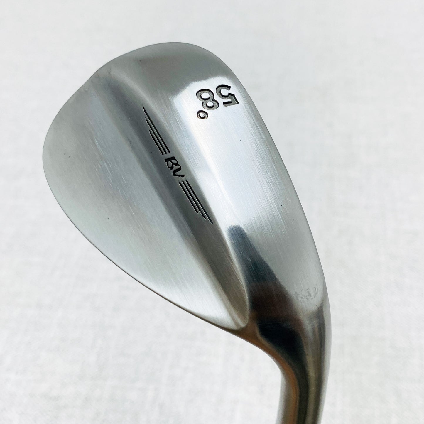 Custom Titleist Vokey 200-series raw wedge set (52, 58) S300 Stiff Flex - As New # 13895