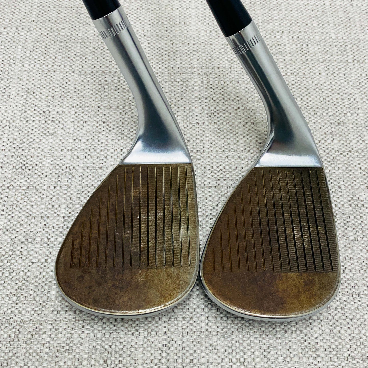 Callaway JAWS Raw-Face Wedge Set (54.10S, 60.10S) Dynamic Gold Spinner 115 Steel - Excellent Condition # 14089