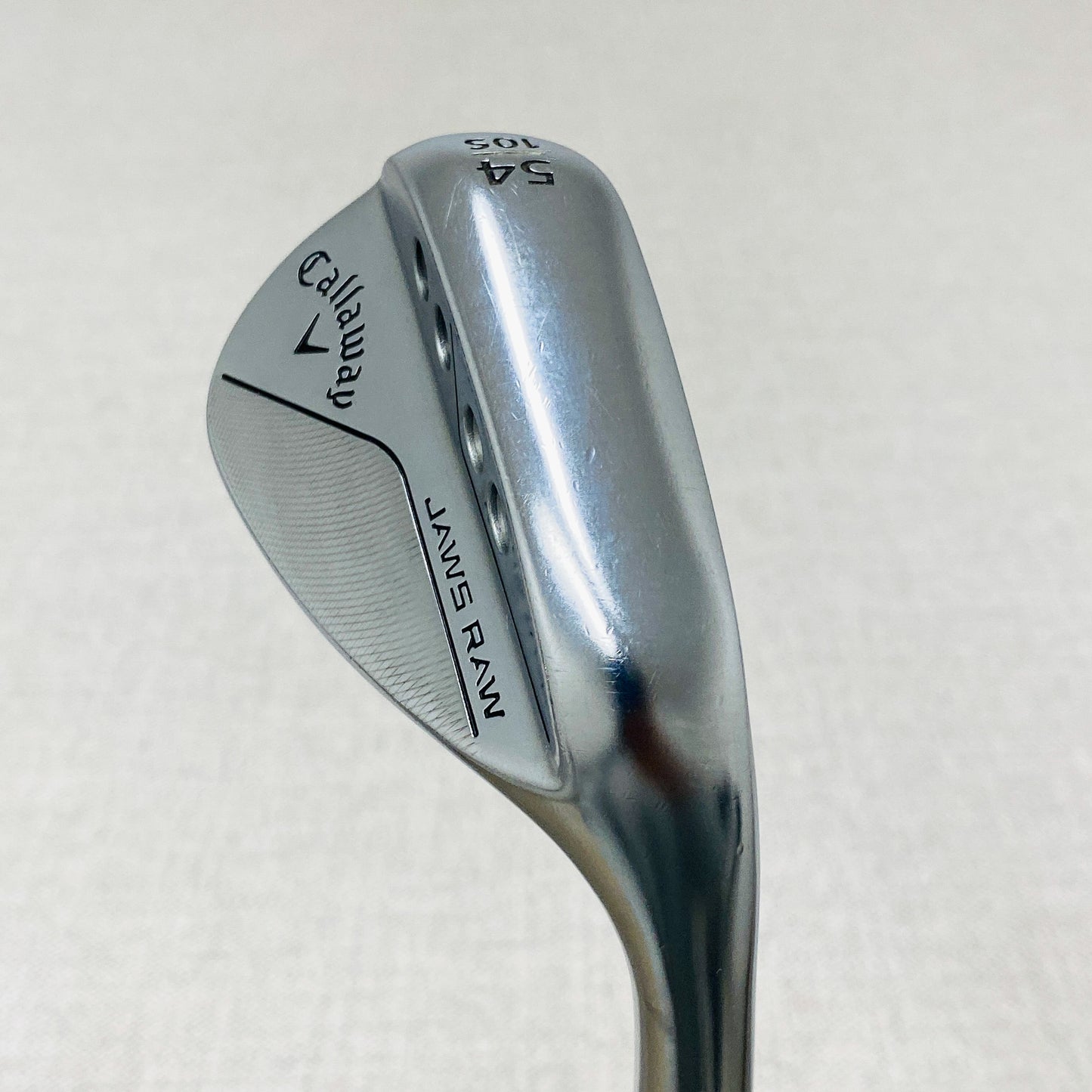 Callaway JAWS Raw-Face Wedge Set (54.10S, 60.10S) Dynamic Gold Spinner 115 Steel - Excellent Condition # 14089