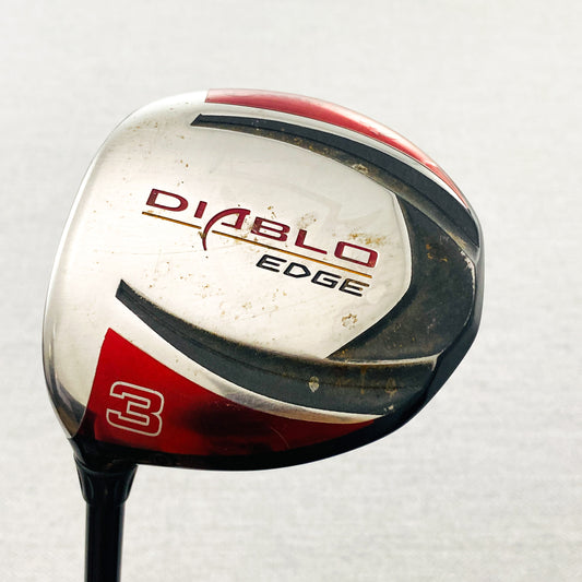 TaylorMade Diablo EDGE Left-Hand 3-Wood. 15 Degree, Stiff Flex - Good Condition # 13685