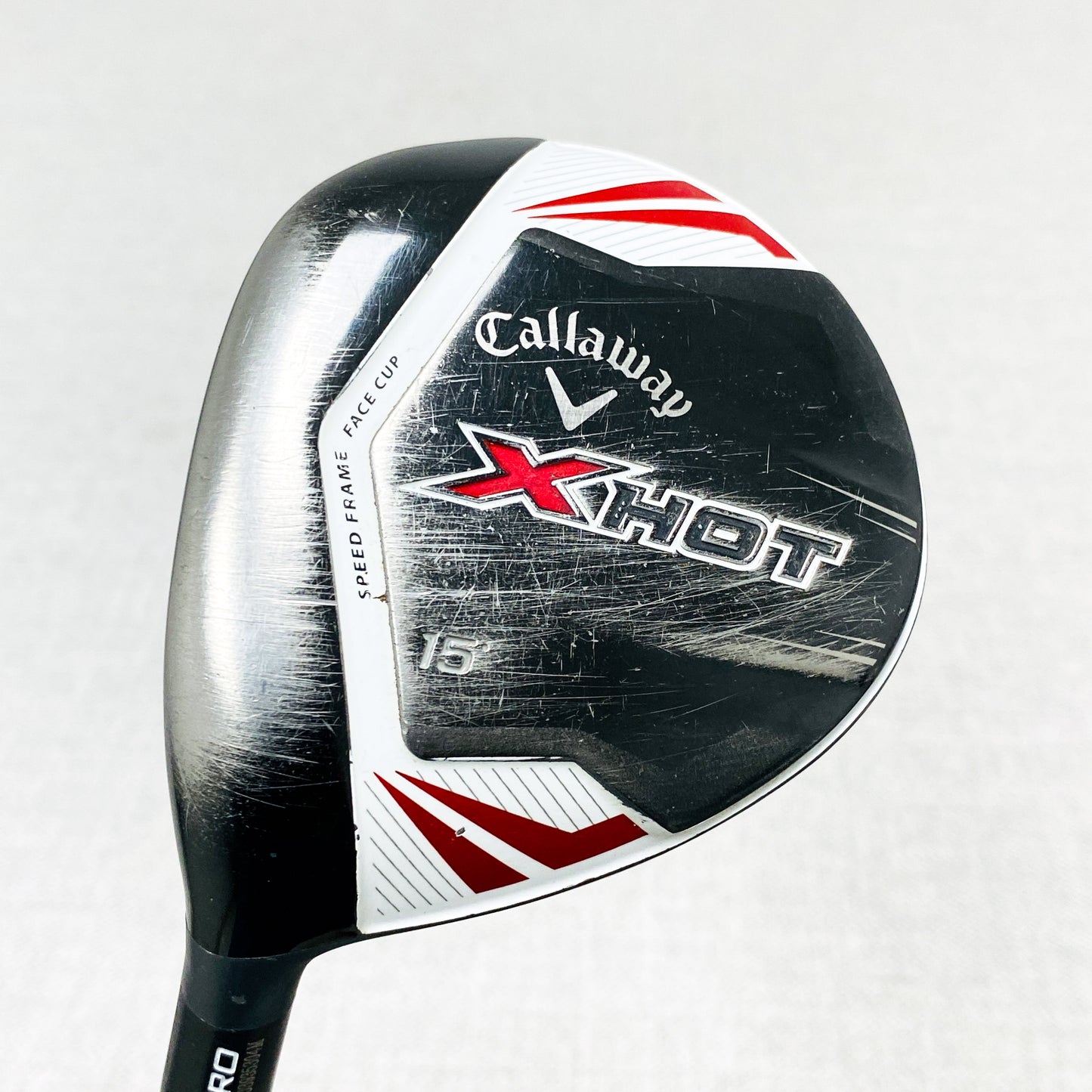 Callaway X-Hot Pro Left-Hand 3-Wood. 15 Degree, Stiff Flex - Good Condition # 13998