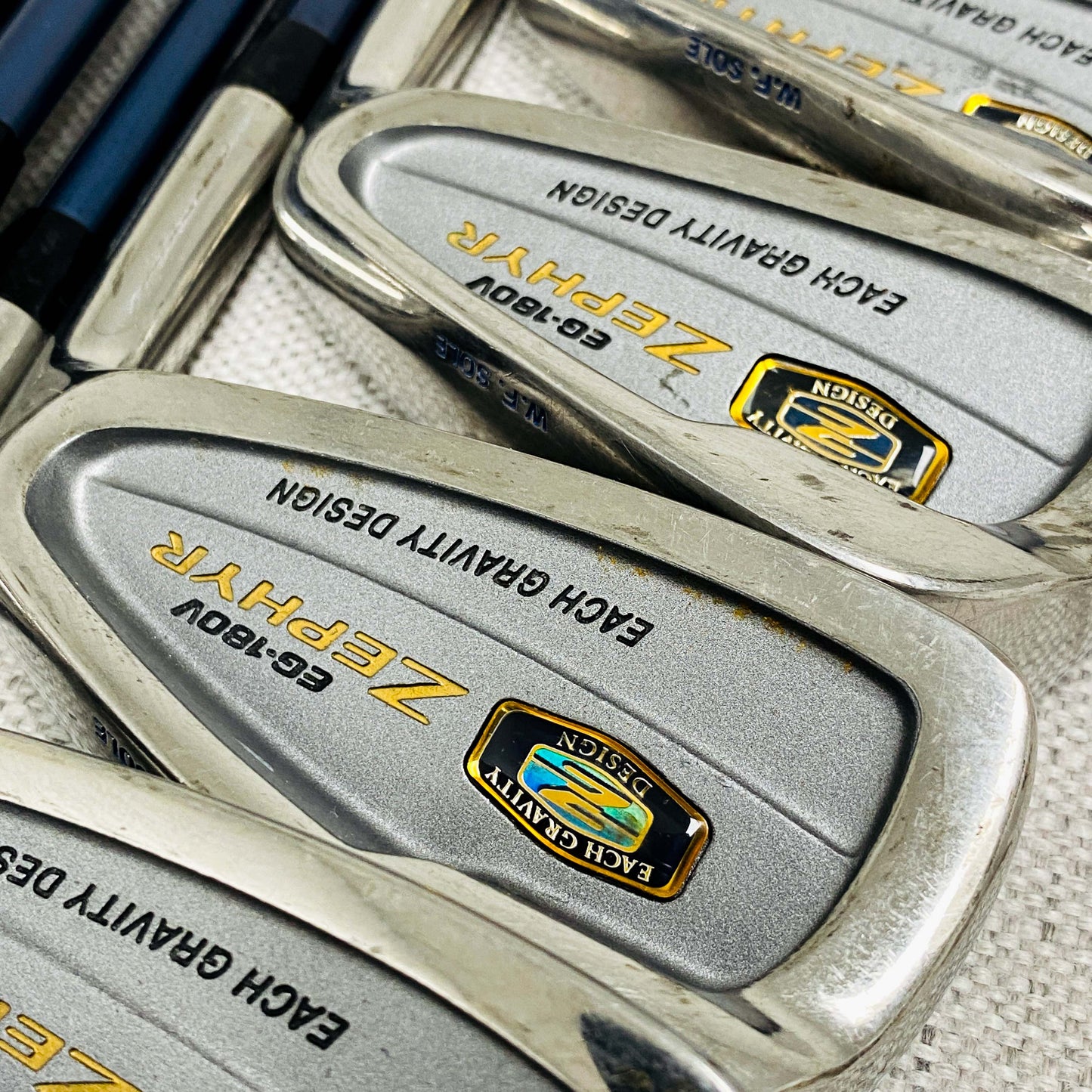 Mizuno Zephyr EG-180V Iron Set (4-P+F+S) Regular Flex Graphite - Very Good Condition # T1037