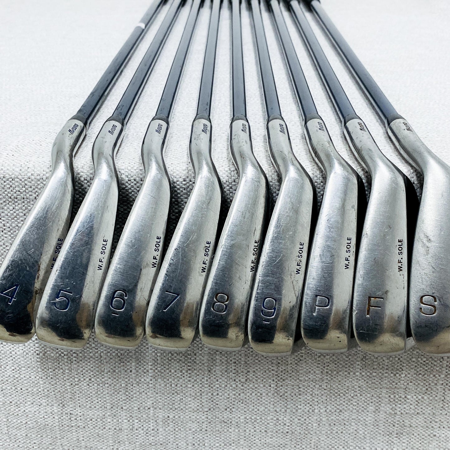 Mizuno Zephyr EG-180V Iron Set (4-P+F+S) Regular Flex Graphite - Very Good Condition # T1037