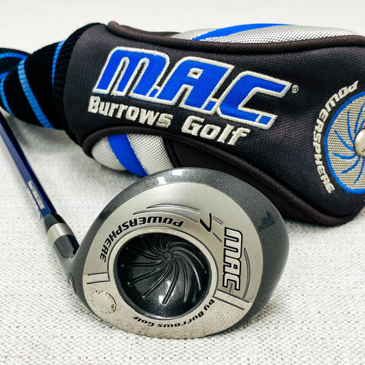 Burrows Golf MAC PowerSphere 7-Wood. Regular Flex - Excellent Condition # 13977