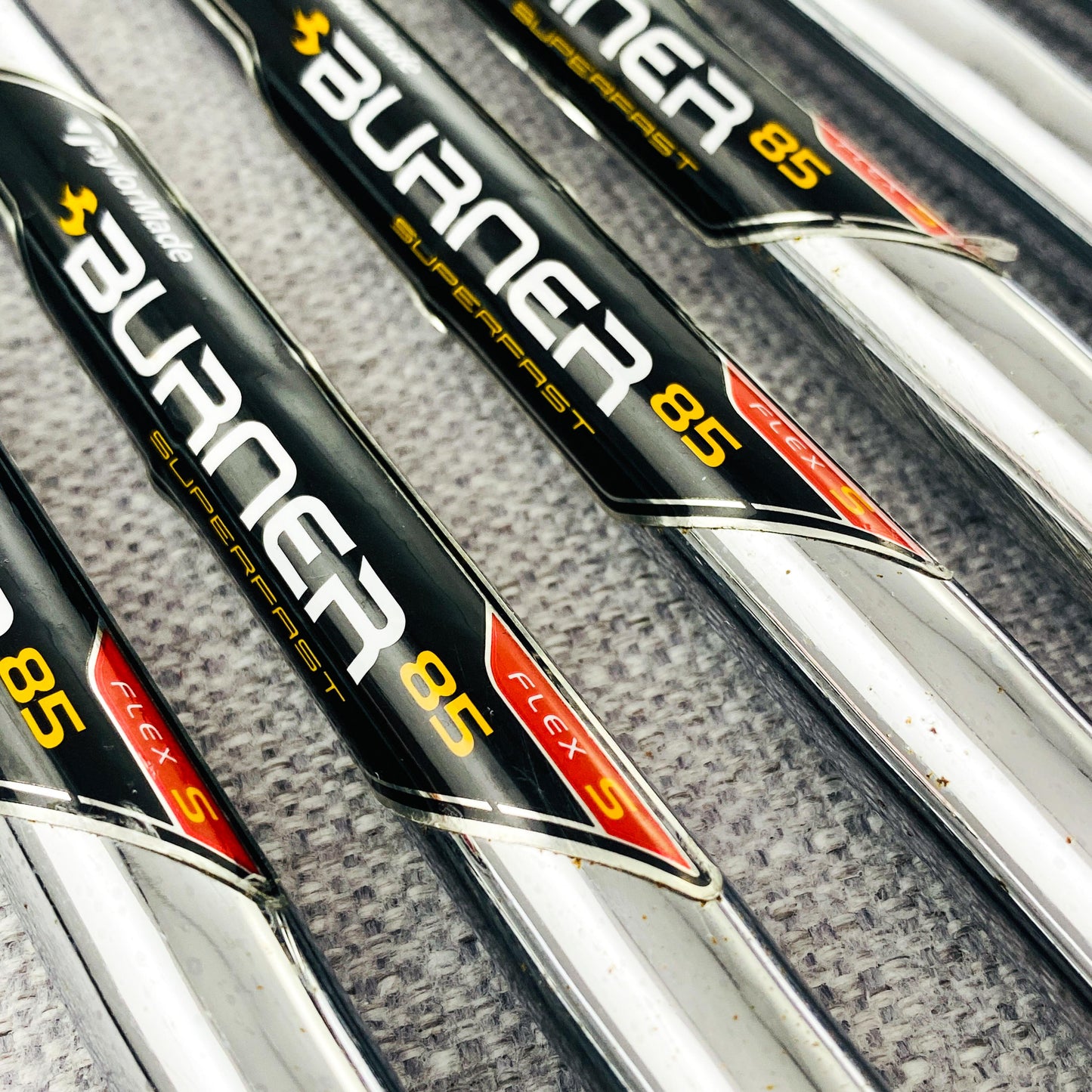 TaylorMade Burner SuperLaunch Left-Hand Single Iron. Sold Separately. Stiff Steel - Good Condition # 13682