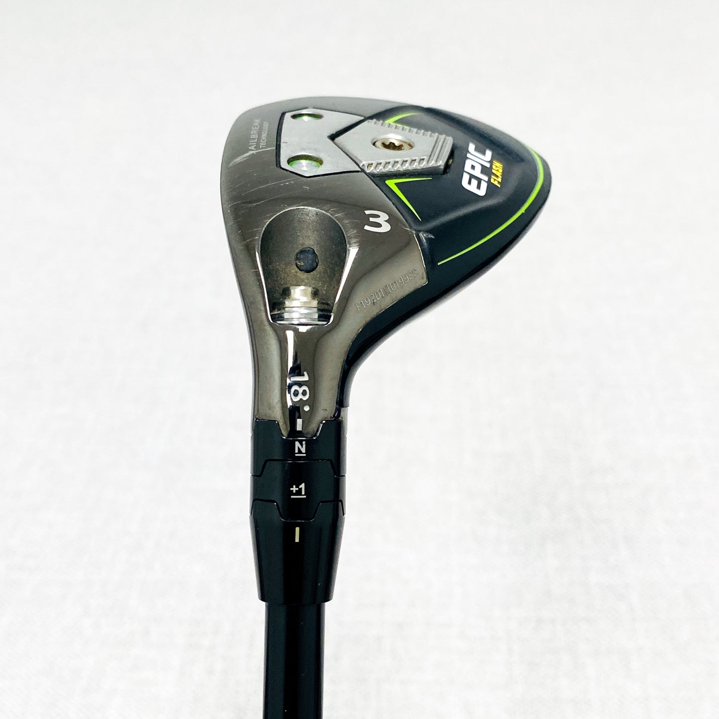 Callaway EPIC Flash Left-Hand 3-Hybrid. 18 Degree, Regular Flex - Very Good Condition # 14001