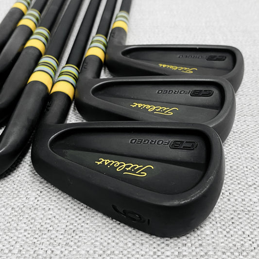 Custom Titleist 712CB Black Iron Set (4-P) Modus 105 Stiff Flex - As New