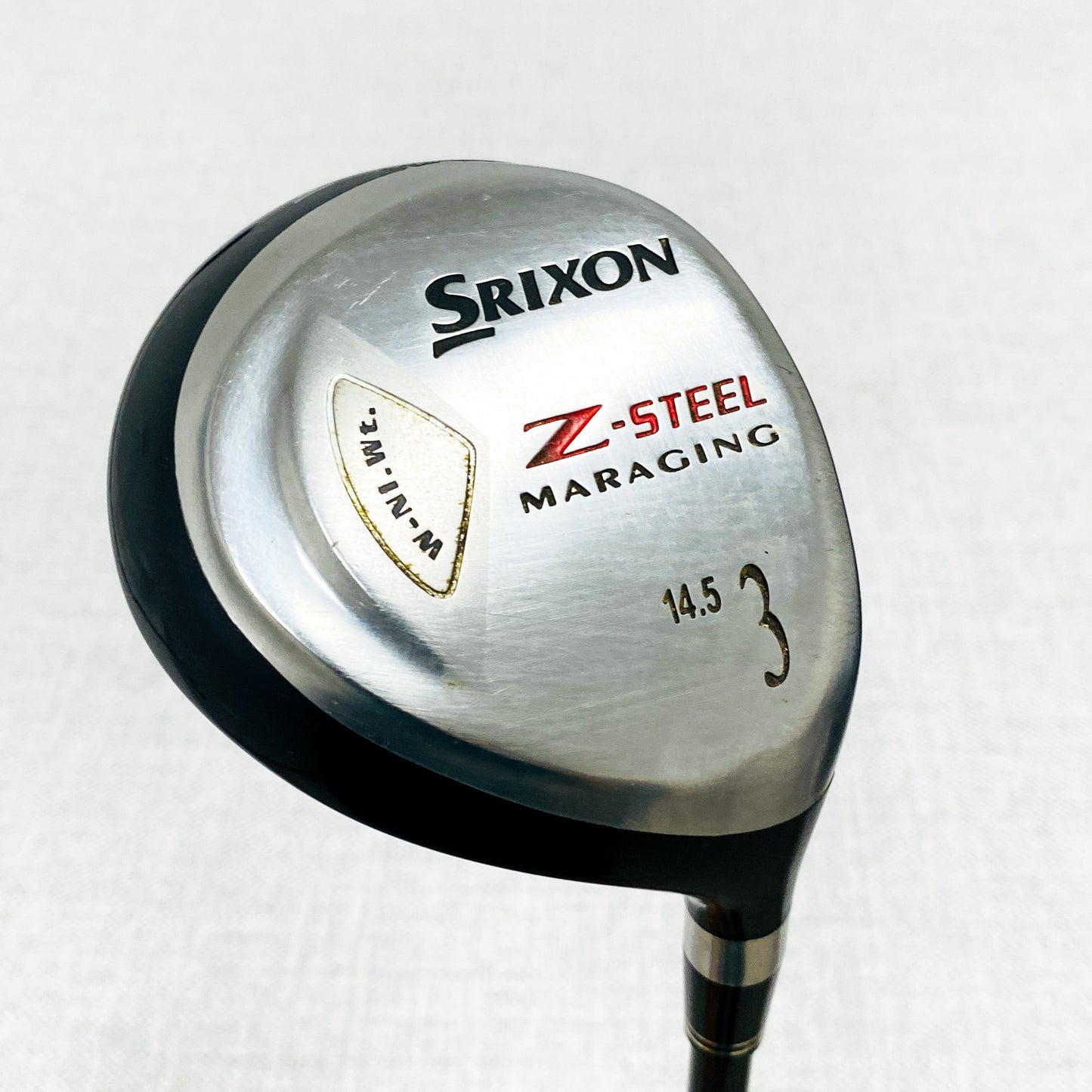 Srixon Z-Steel 3-Wood. 15 Degree, Stiff-Regular Flex - Good Condition # 14046