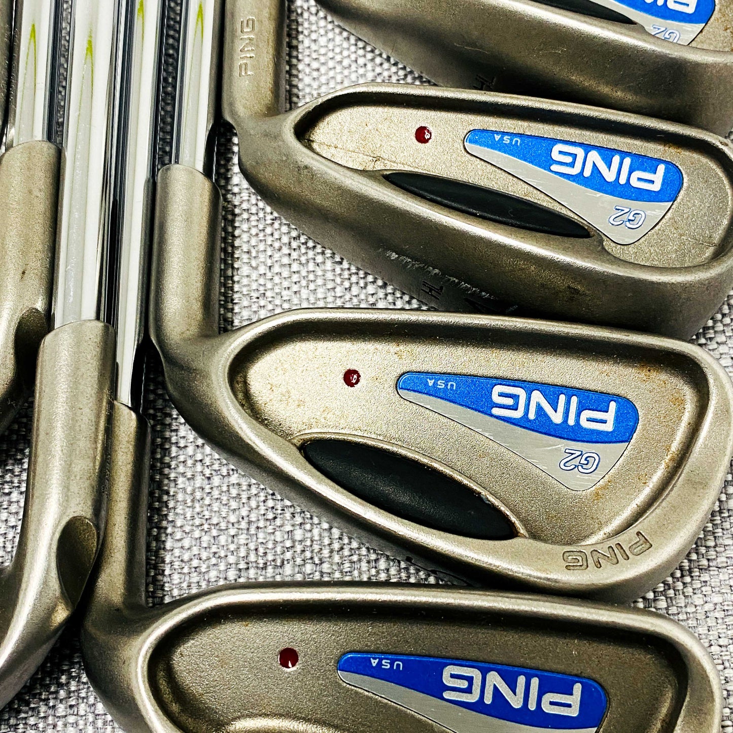 PING G2 Maroon-Dot Single Iron. Sold Separately. Regular Flex Steel - Very Good Condition # 13840