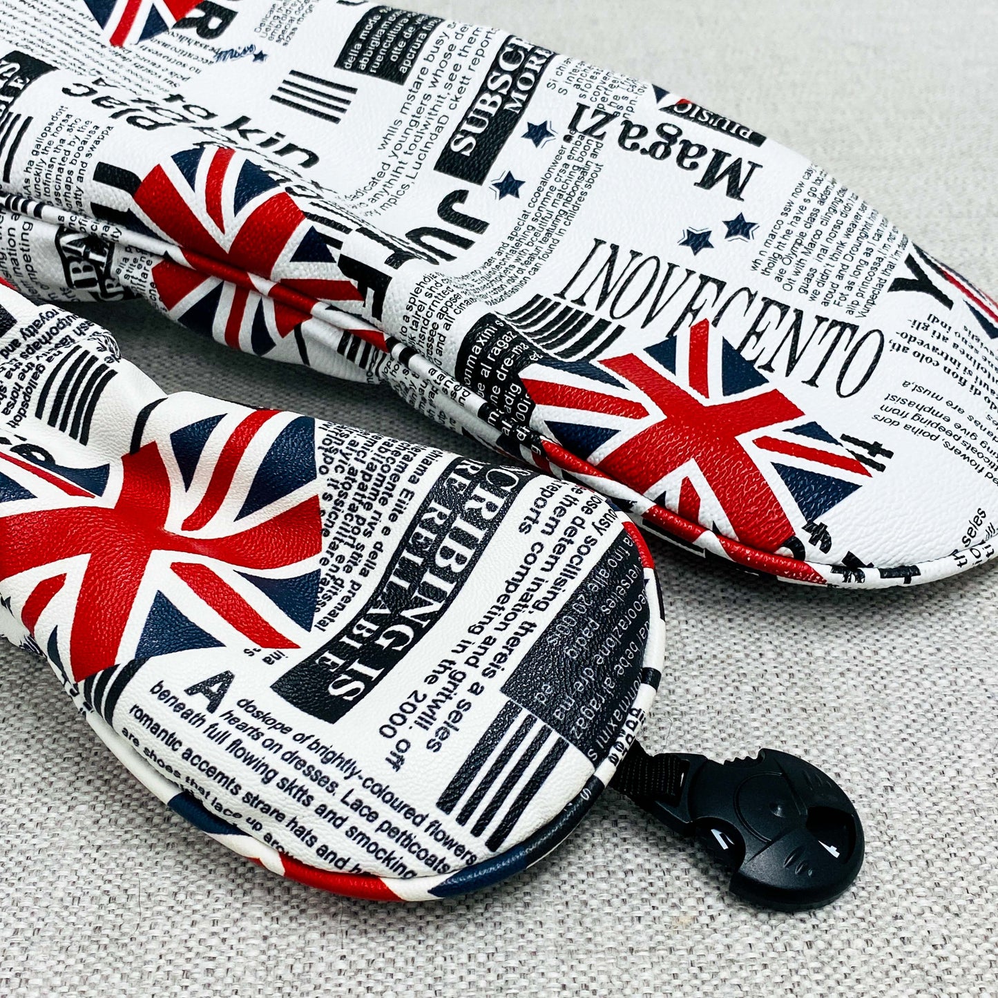 Union Jack headcover set (Driver + Fairway) - Excellent Condition