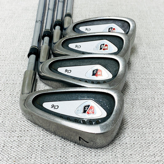 Wilson Ci6 Single Iron. Sold Separately. Regular Flex Steel - Very Good Condition # 13911