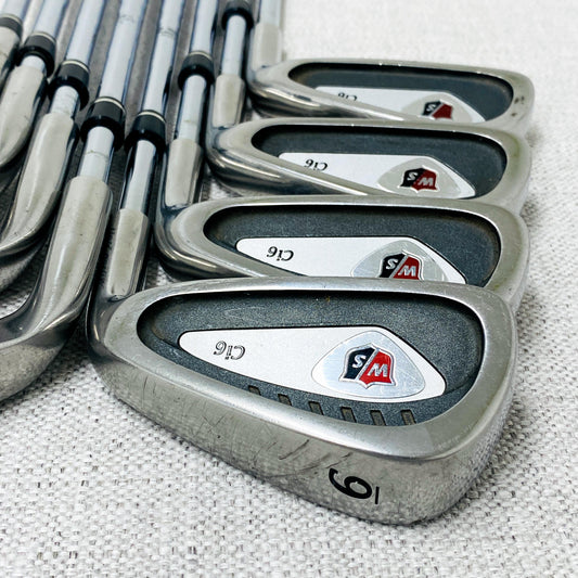 Wilson Ci6 Single Iron. Sold Separately. Regular Flex Steel - Very Good Condition # 13911