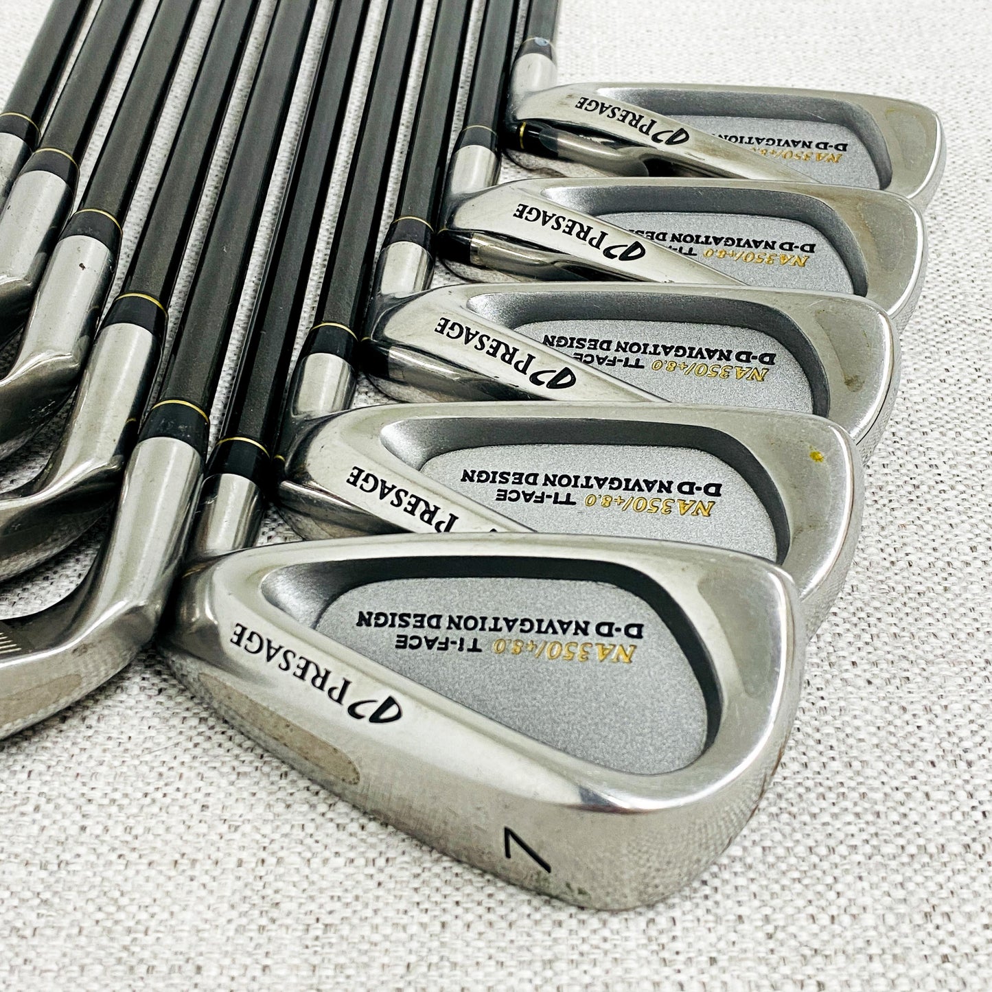 Mizuno Presage DD Navigation Iron Set (3-P+F+S) Regular Flex Graphite - Good Condition # T964