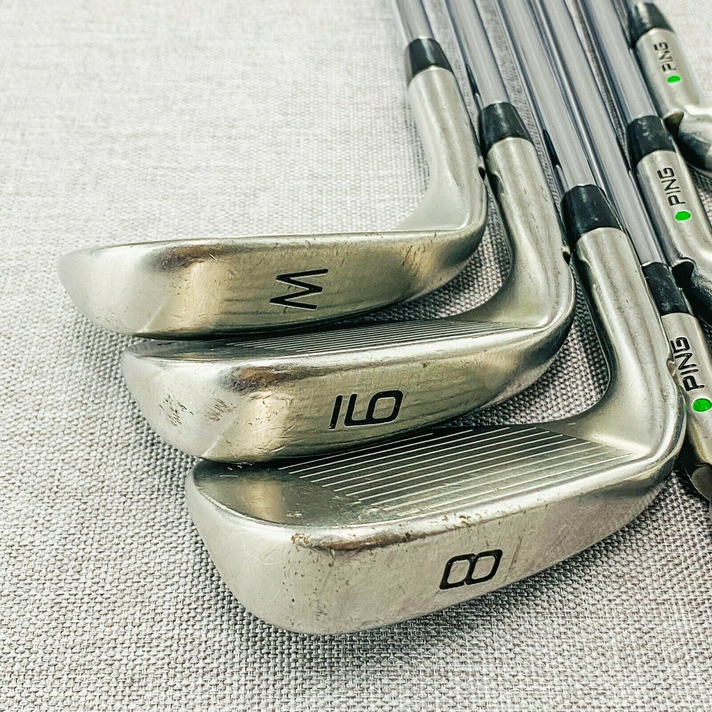 PING iE1 Green-Dot Single Iron. Sold Separately! Stiff Steel # 9801