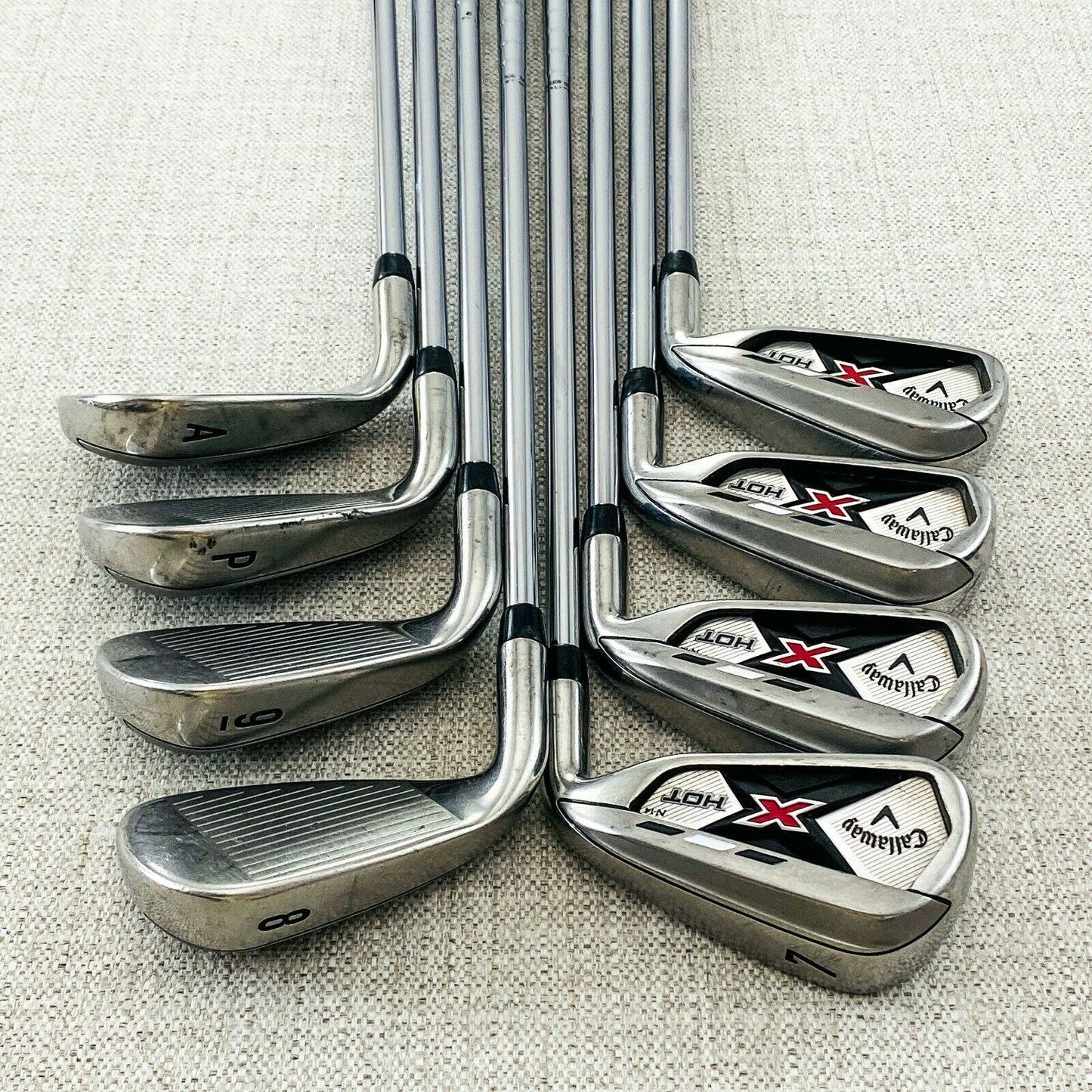 Callaway X-Hot N14 Single Iron. Sold Separately! Uniflex Steel # 11500