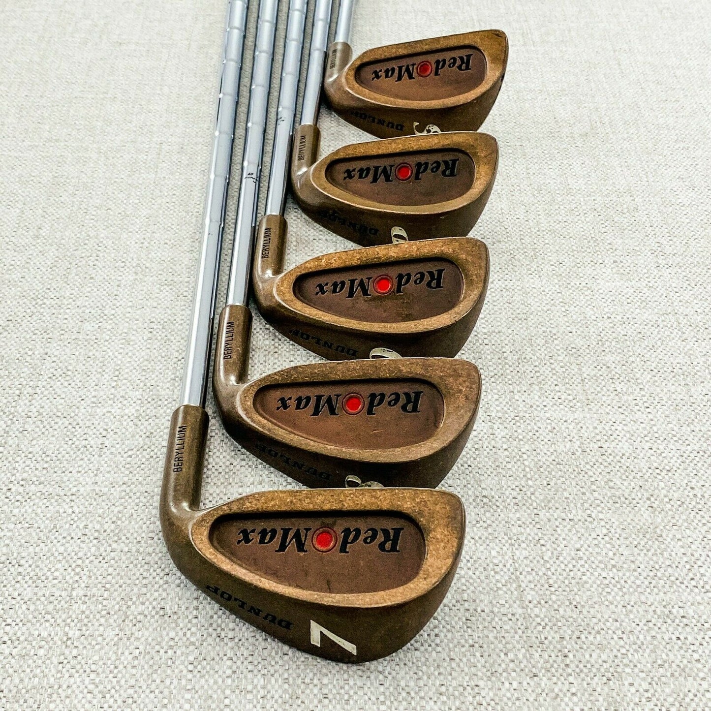 Dunlop Red-Max Beryllium Copper Iron Set (3-P+S) Stiff Flex Steel # T499
