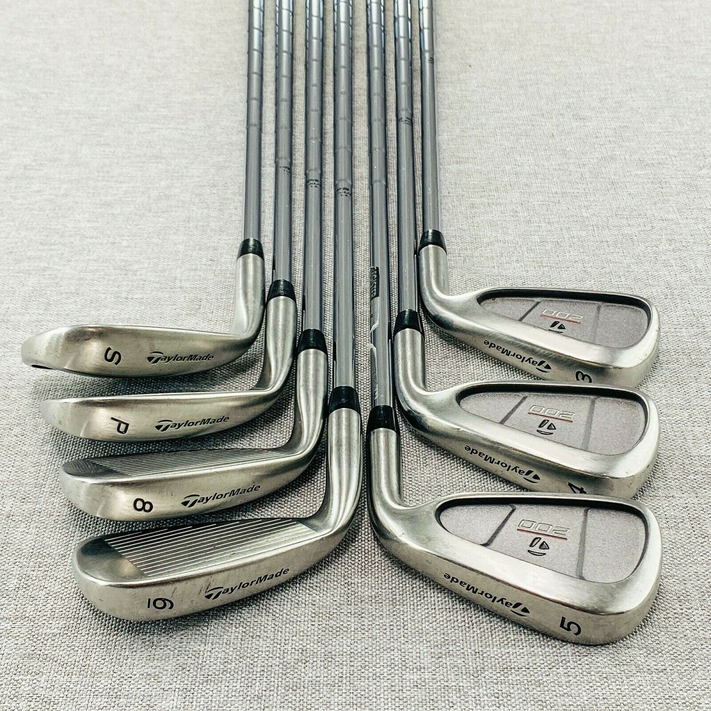 TaylorMade 200-Series Single Iron. Sold separately. Stiff - Good Condition 7883