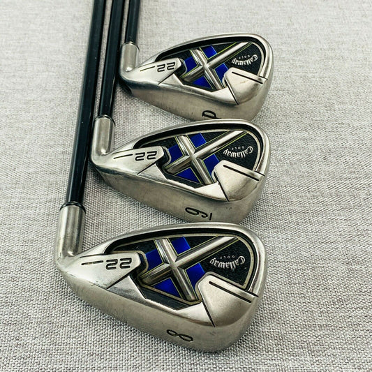 Callaway X-22 Single Iron. Sold Separately! Stiff Flex Graphite # 11379