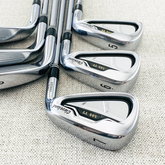 Cleveland 588TT Single Iron. Sold Separately! Stiff Flex Steel - Very Good Condition # 11674