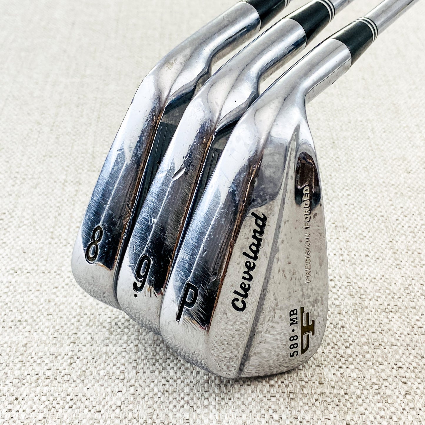 Cleveland 588 Precision Forged Combo Single Iron. Sold Separately! Stiff Steel - Very Good Condition # 11798
