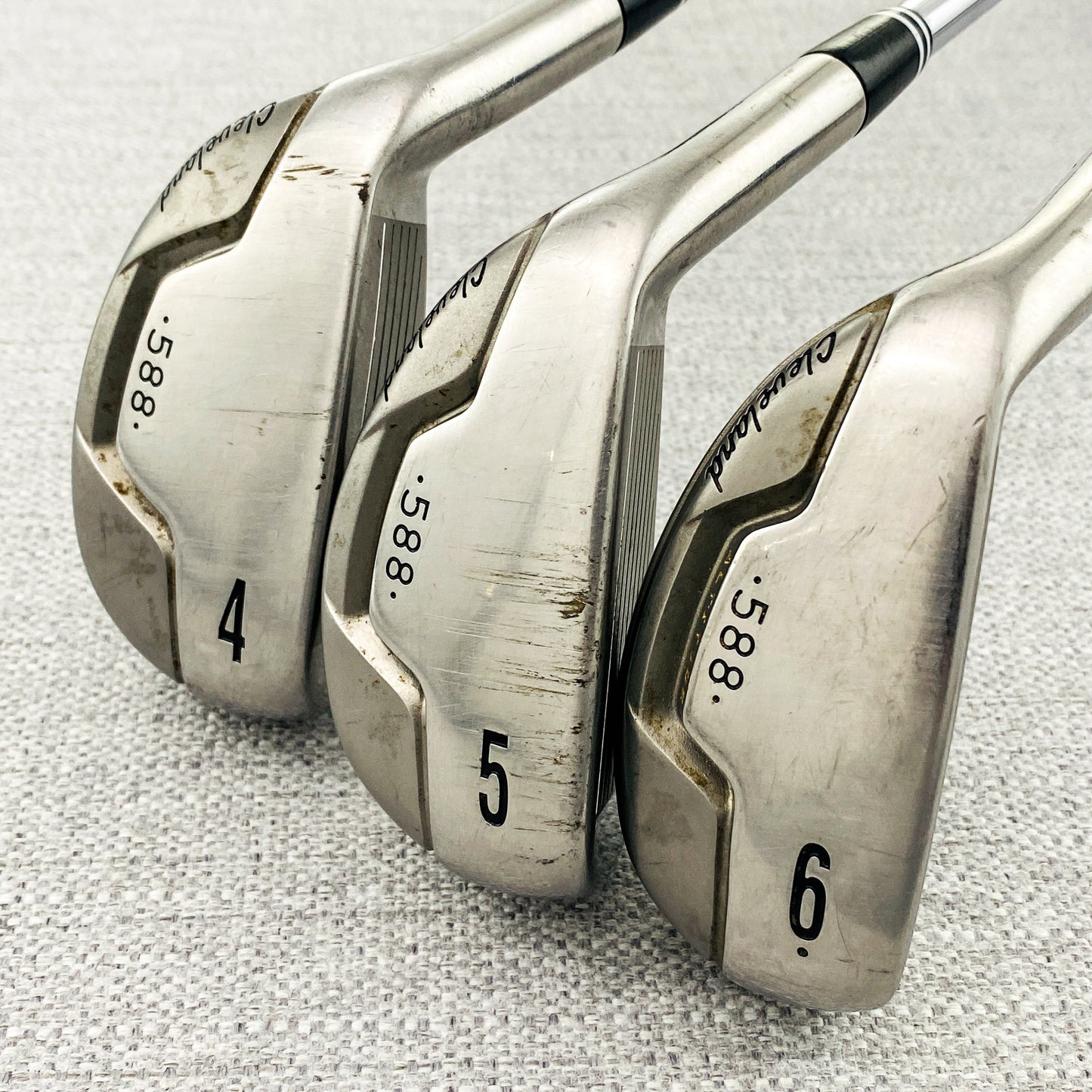 Cleveland 588 Altitude Left Hand Single Iron. Sold Separately. Regular Flex Steel - Good Condition # 13109