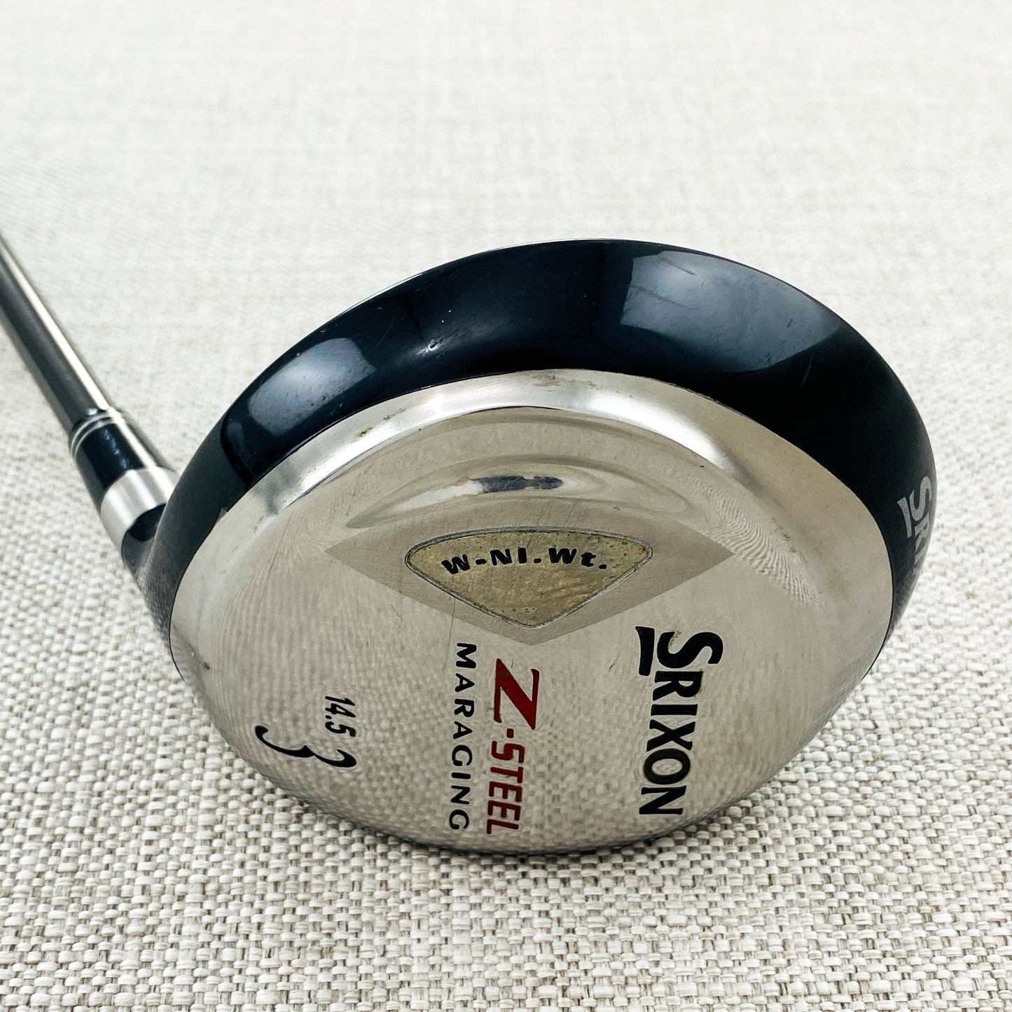 Srixon Z-Steel 3-Wood. 14.5 Degree, Stiff Flex - Good Condition # T756