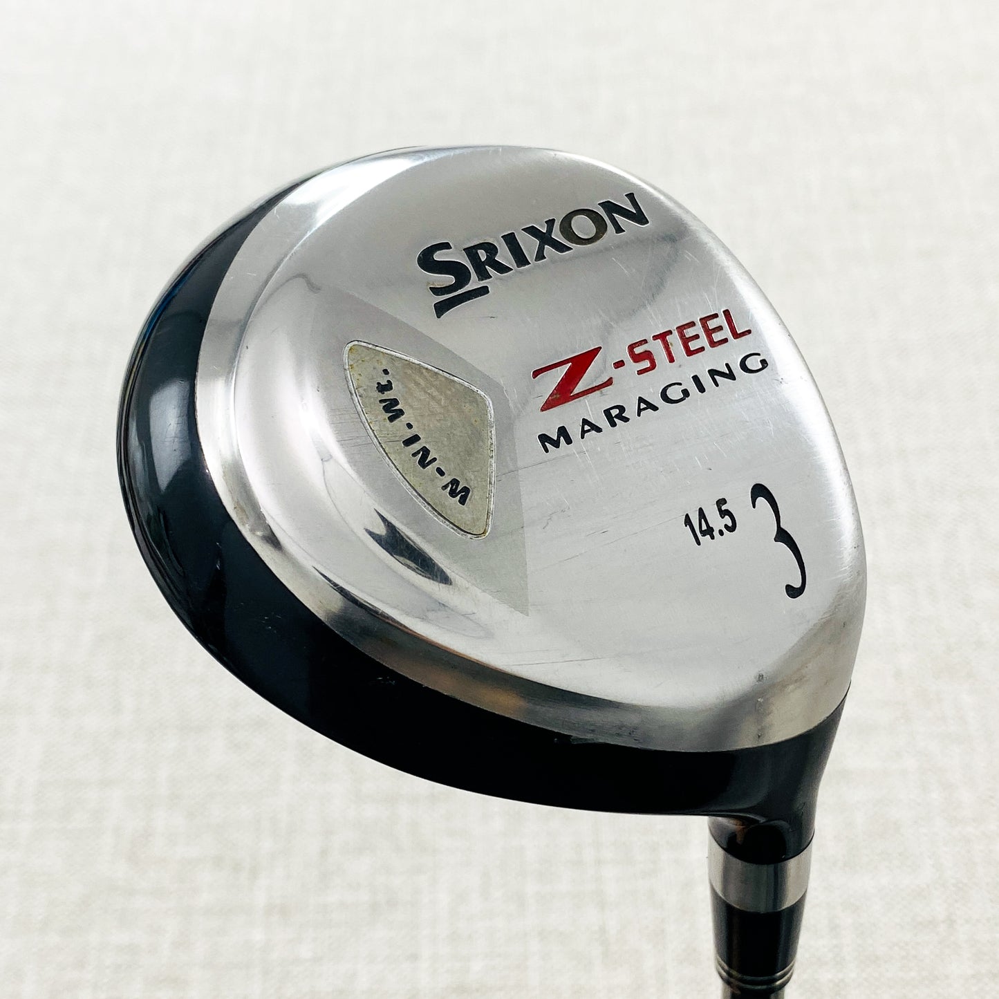 Srixon Z-Steel 3-Wood. 14.5 Degree, Stiff Flex - Good Condition # T756