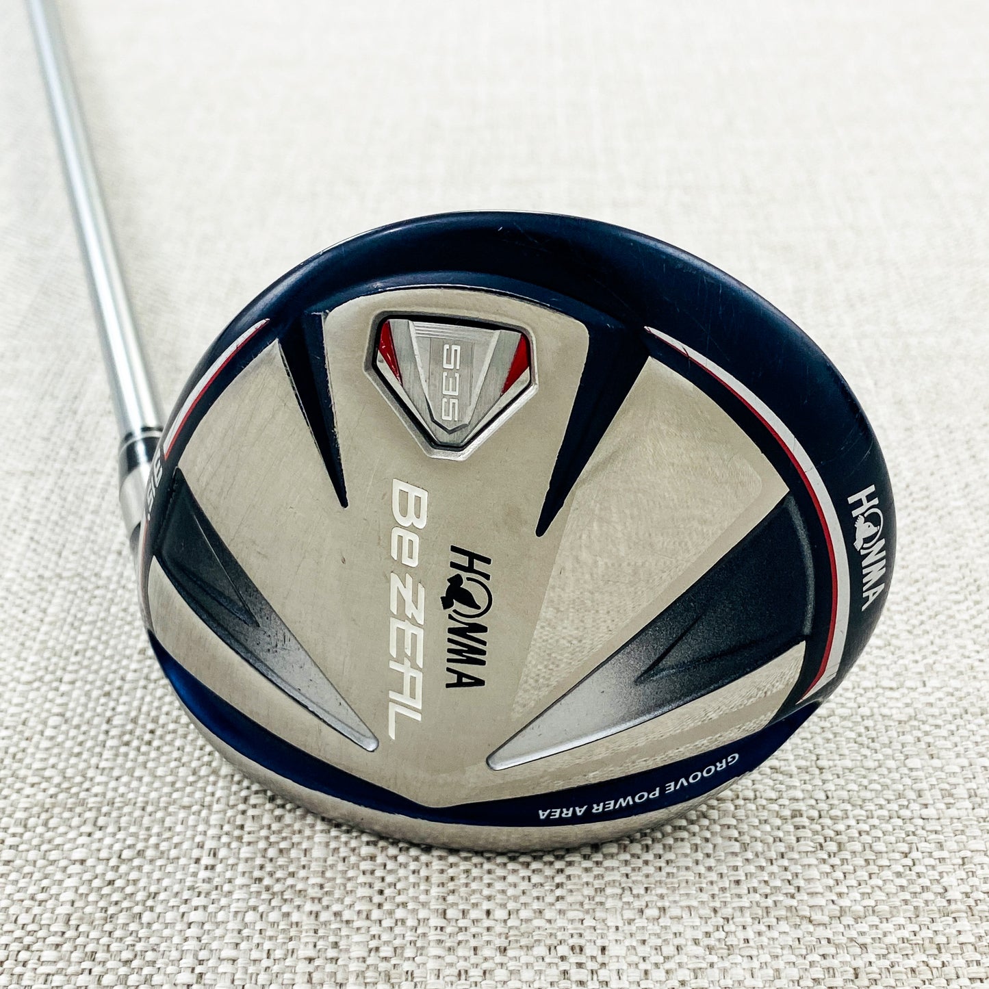Honma BeZeal 3-Wood. 15 Degree, Stiff Flex - Good Condition # T745