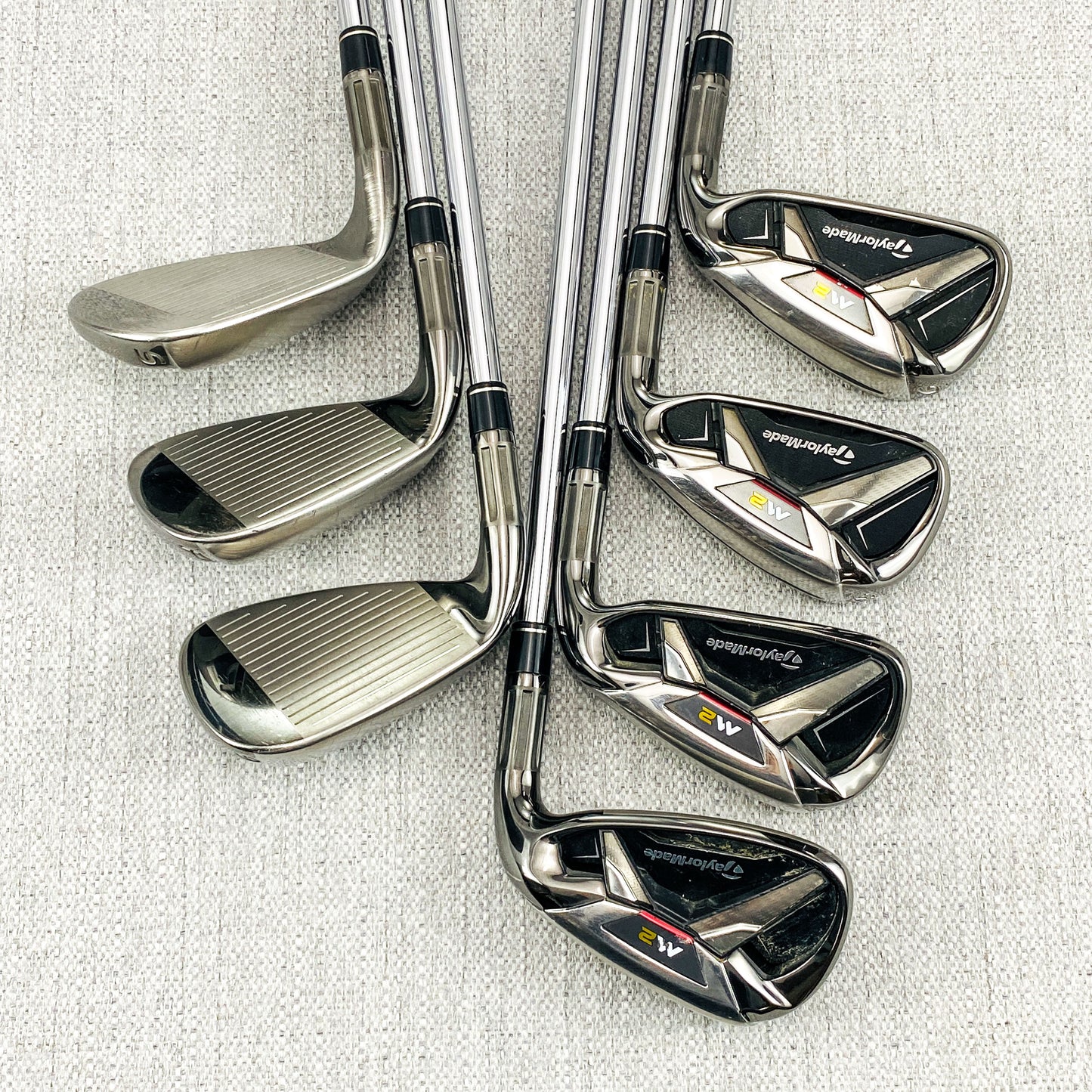Taylormade 2016 M2 Single Iron. Sold Separately. Regular and Stiff Flex Steel available - Very Good Condition # 12194