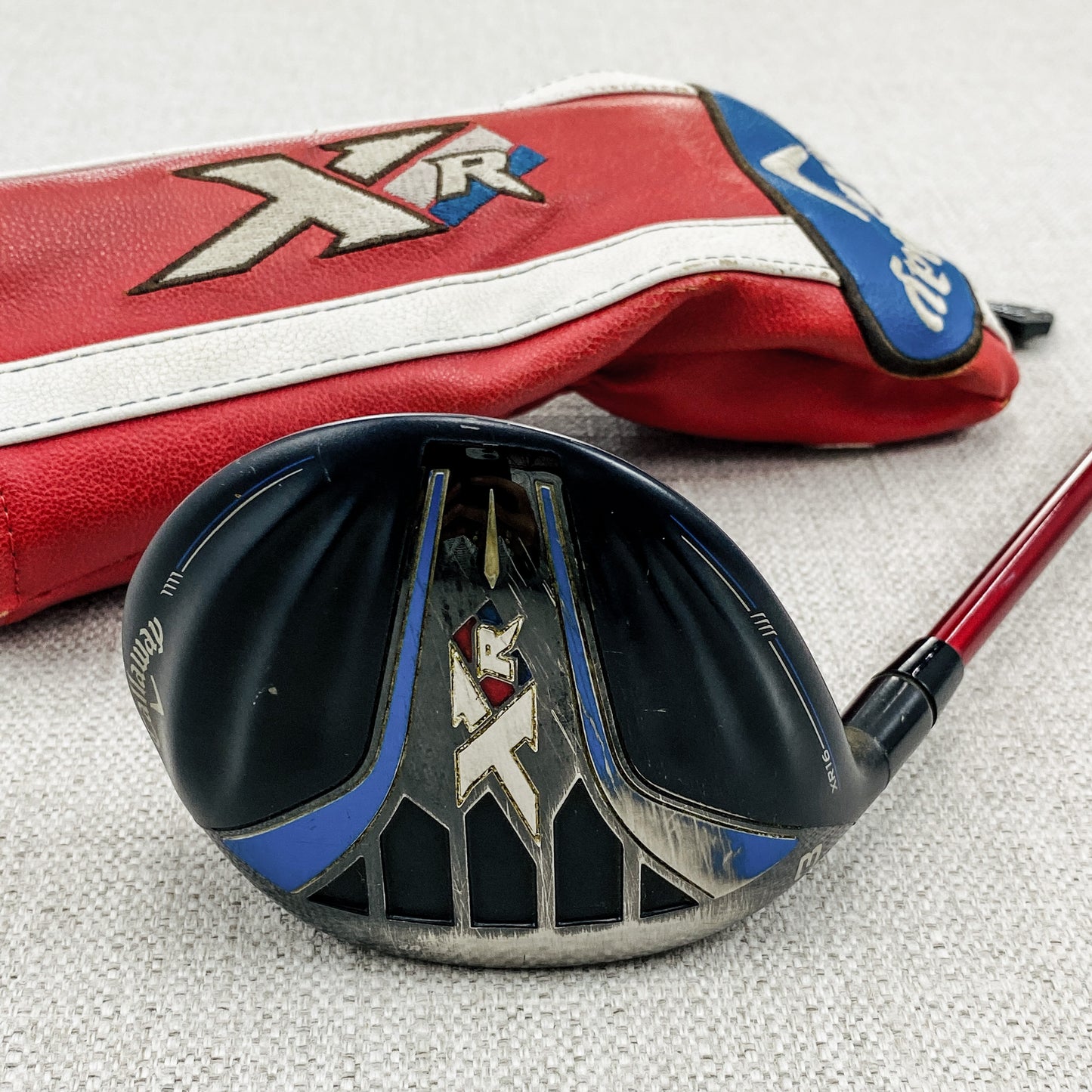 Callaway XR16 LEFT-HAND 3-Wood. 15 Degree, Regular Flex - Good Condition # 12415
