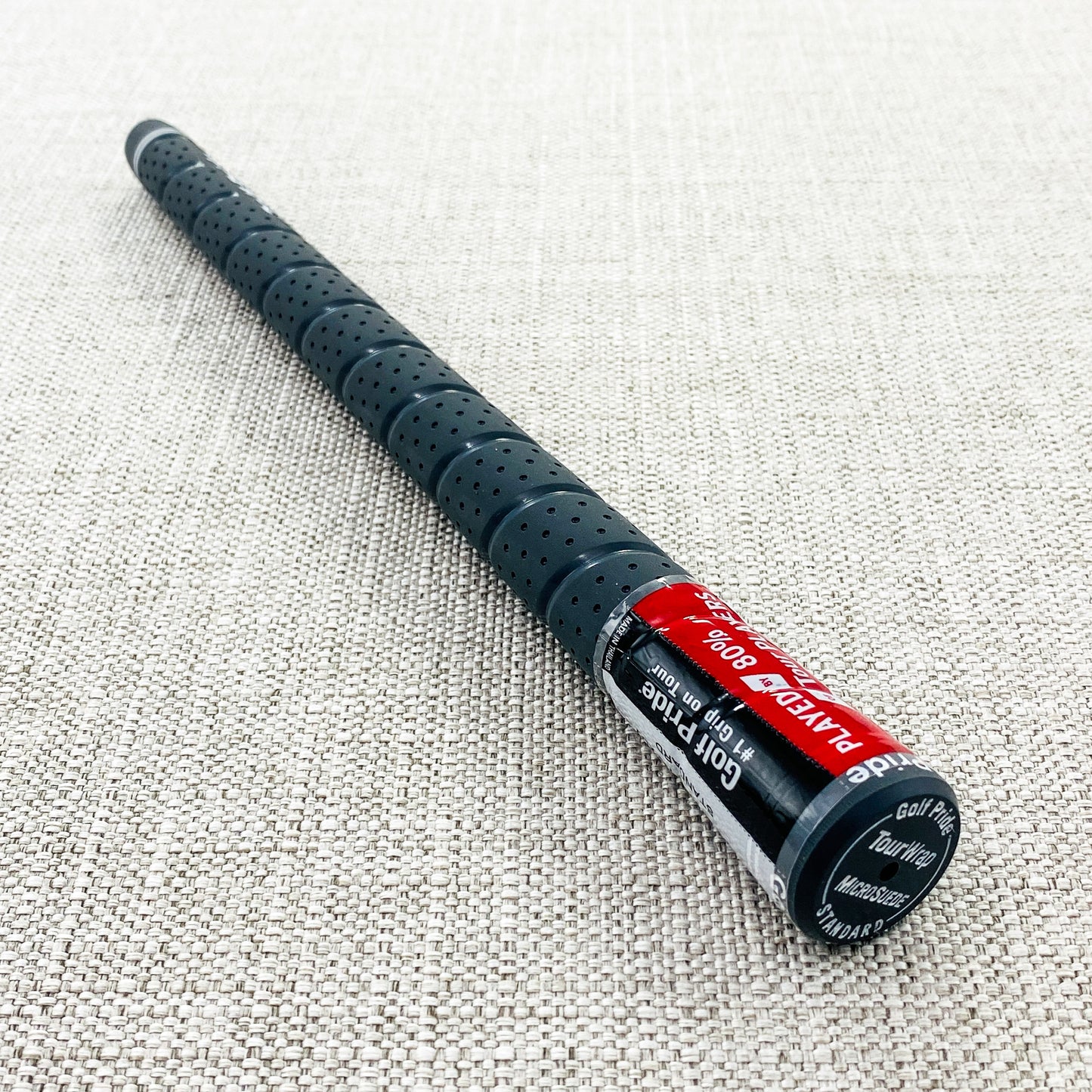 Golf Pride Tour Wrap MicroSuede swing grip. Choice of size. Grey - Price includes fitment.