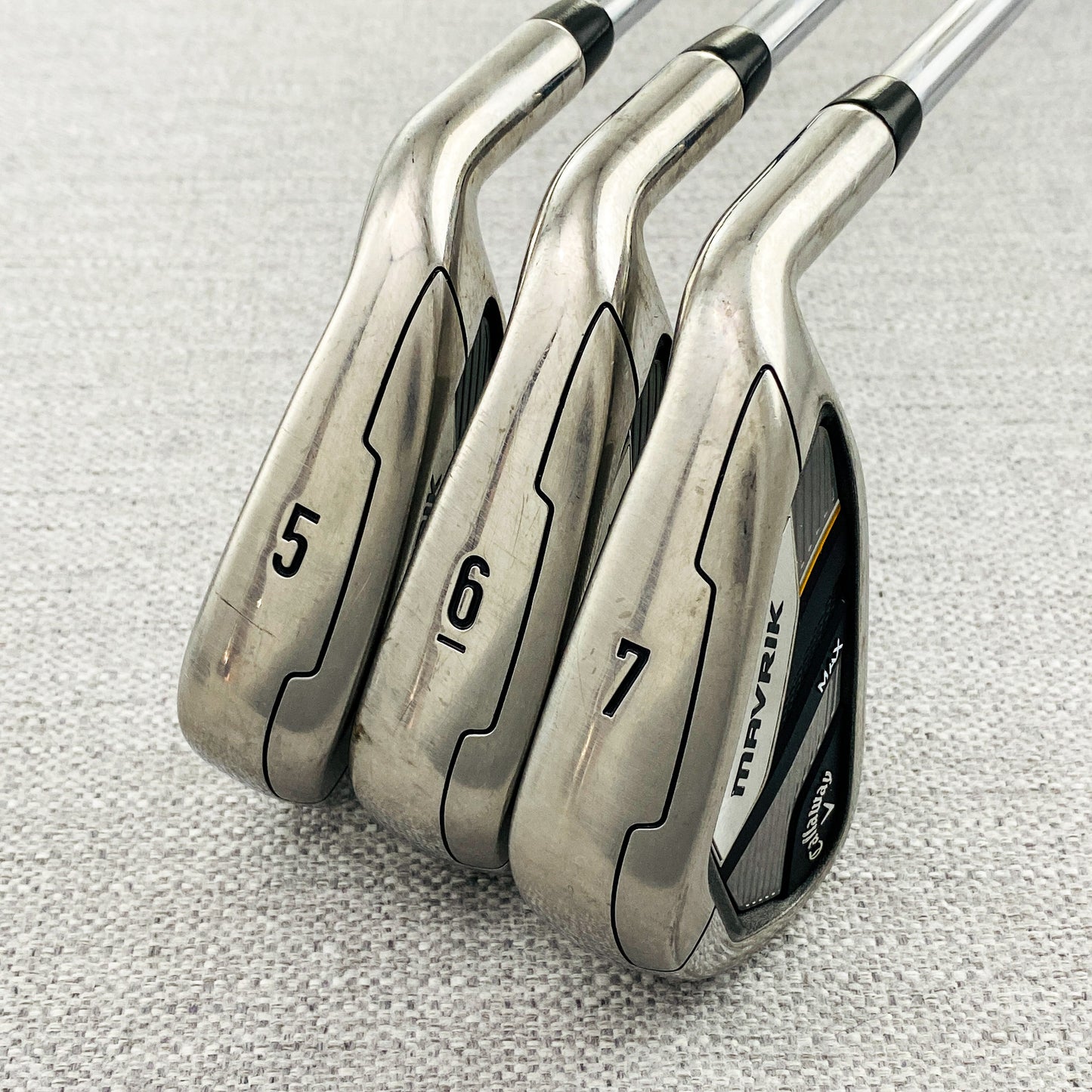 Callaway Mavrik MAX Single Iron. Sold Separately. Regular Flex Steel - Very Good Condition # 13273