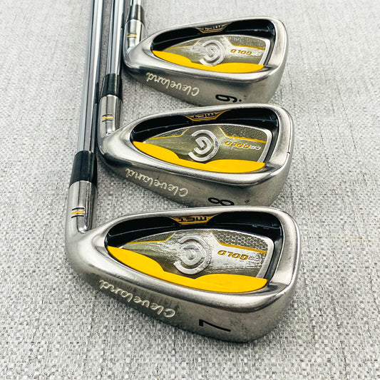 Cleveland CG Gold Single Iron. Sold Separately. Regular Flex Steel - Good Condition # 12190