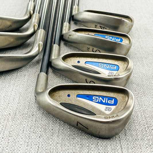 PING G2 Blue-Dot Single Iron. Sold Separately. Regular Flex Graphite - Very Good Condition # 12178