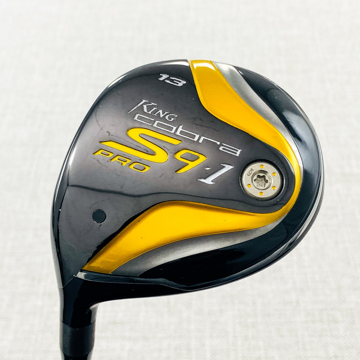 KING Cobra S9.1 Pro Left-Hand Strong 3-Wood. 13 Degree, Stiff Flex - Excellent Condition # T729