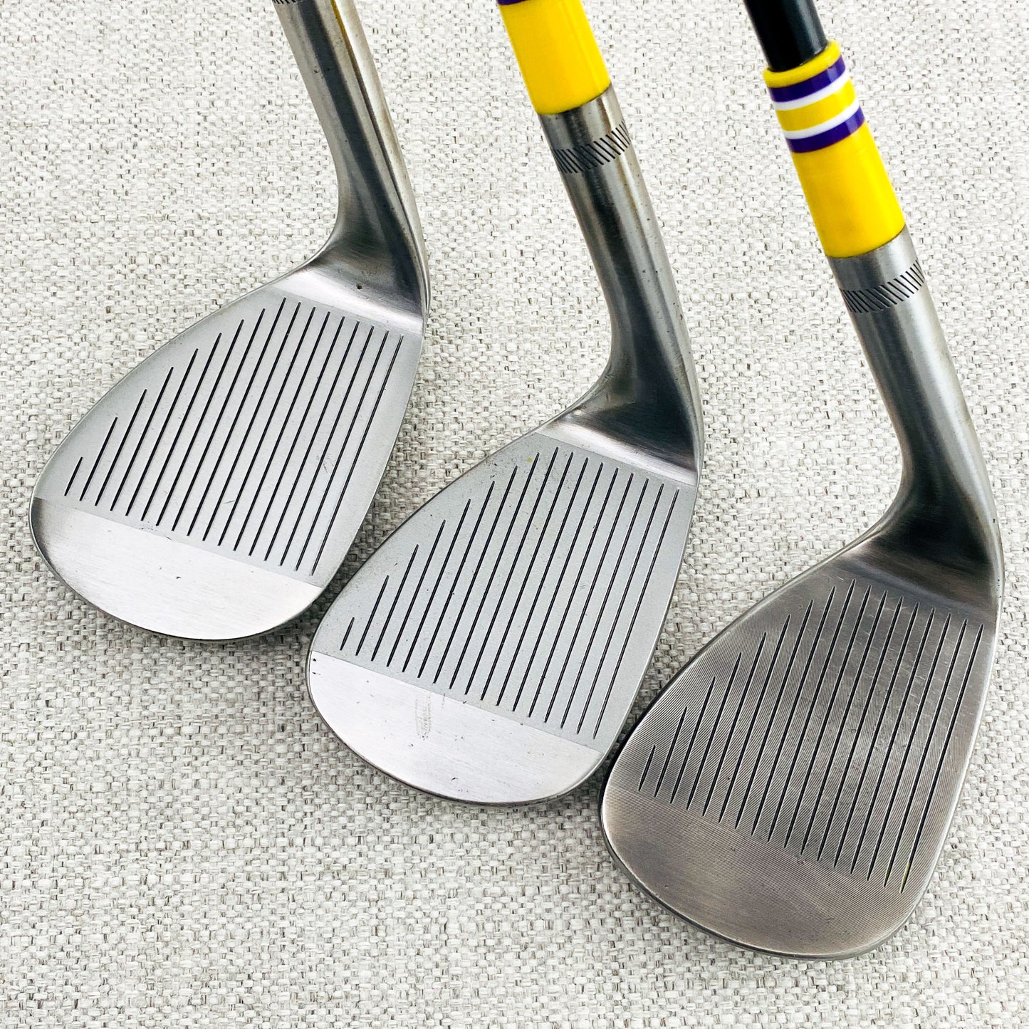 Titleist Vokey SM5 Wedge Set (52, 56, 60) Custom Raw refinish - S200 Onyx