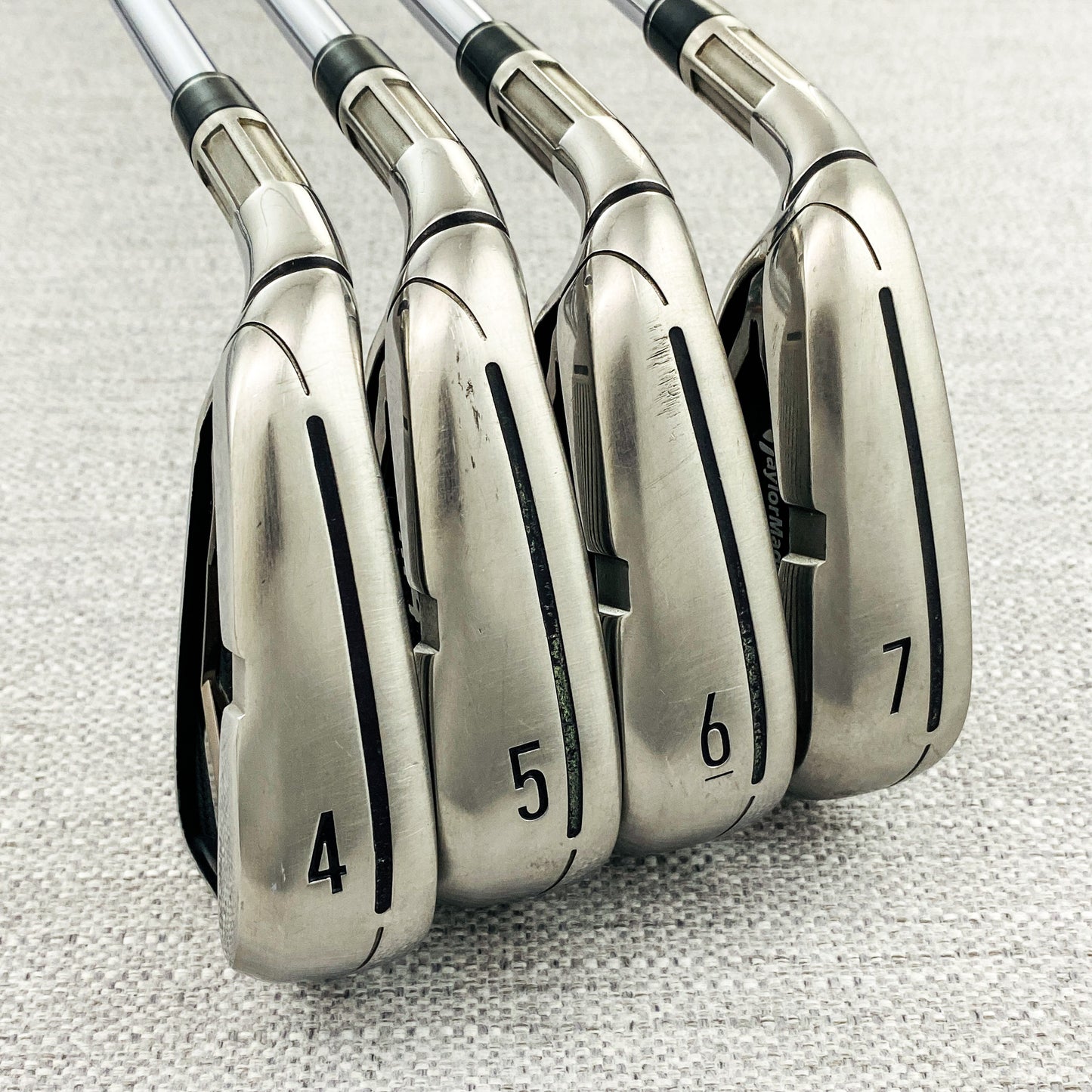 TaylorMade M4 Left Hand Single Iron. Sold Separately. Regular Flex Steel - Very Good Condition # 13184