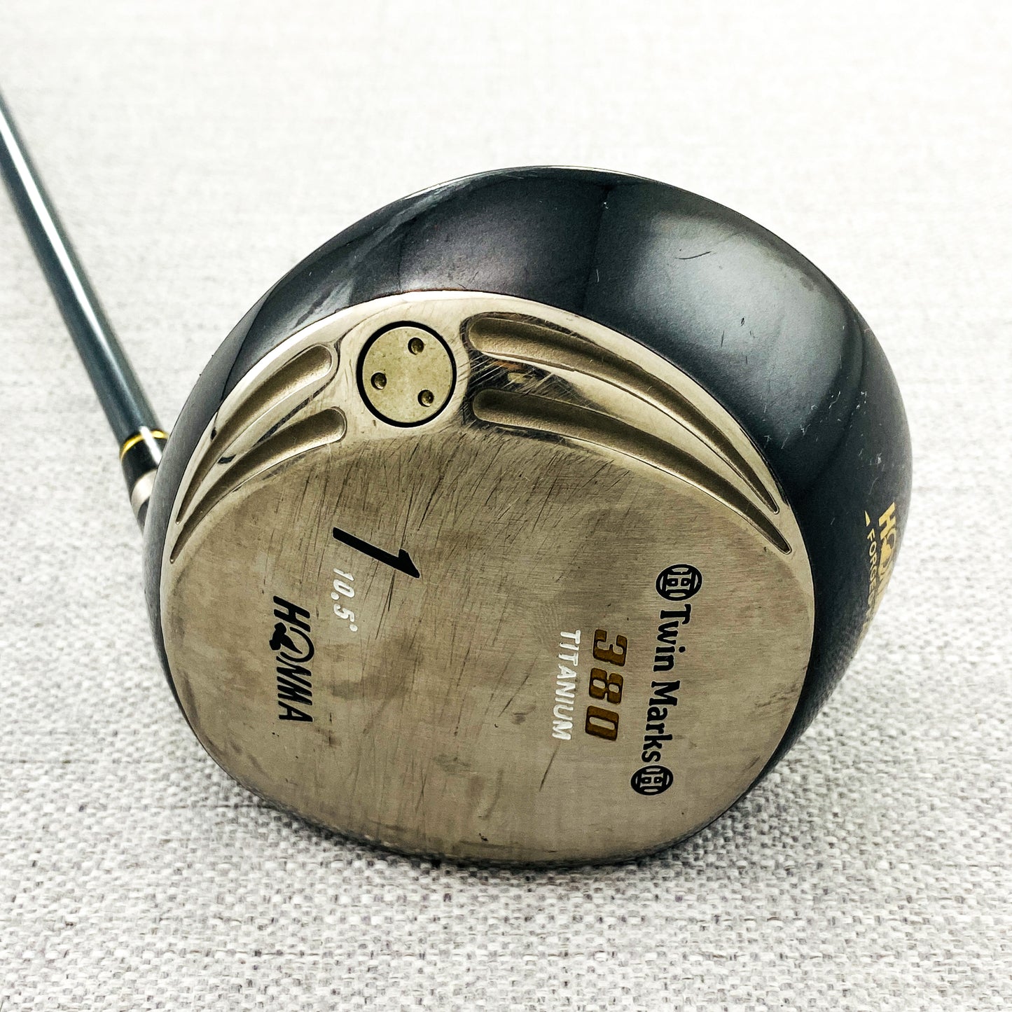 Honma Twin Marks 380 Titanium Driver. 10.5 Degree, Regular Flex - Good Condition # GP36