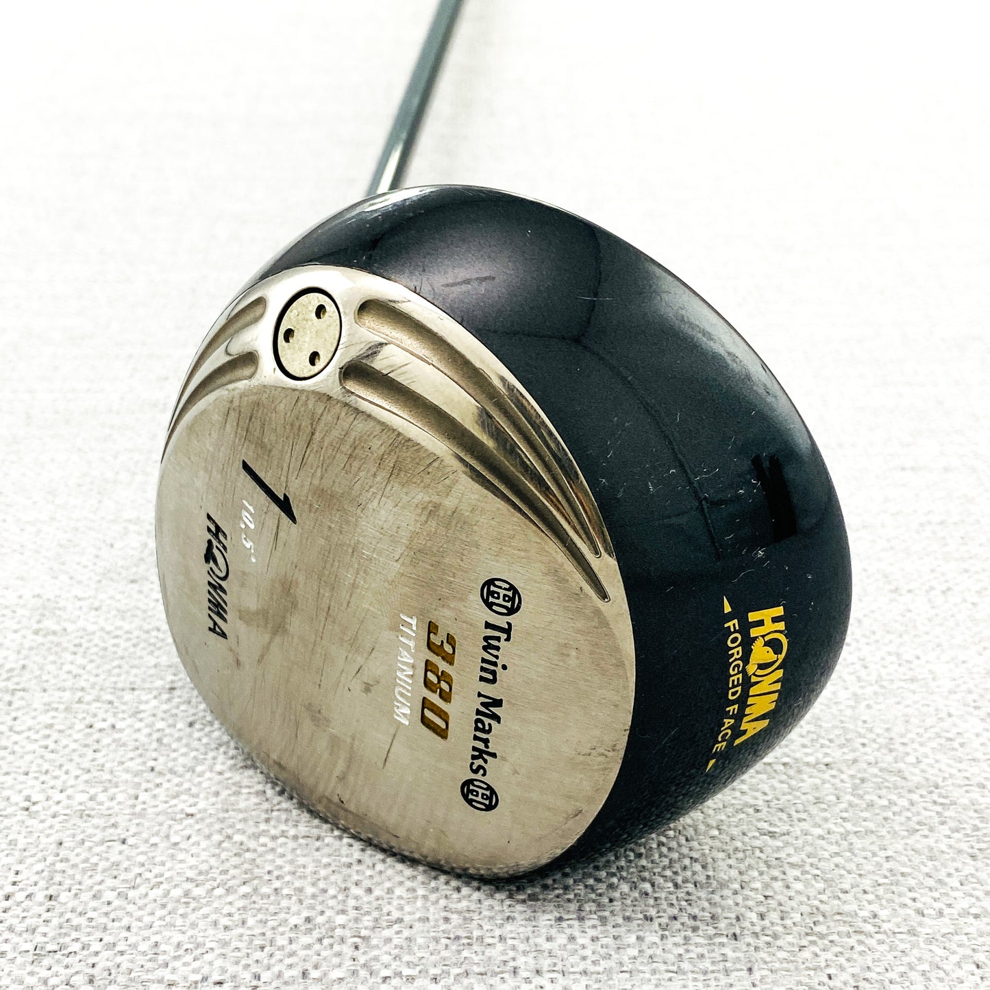 Honma Twin Marks 380 Titanium Driver. 10.5 Degree, Regular Flex - Good Condition # GP36